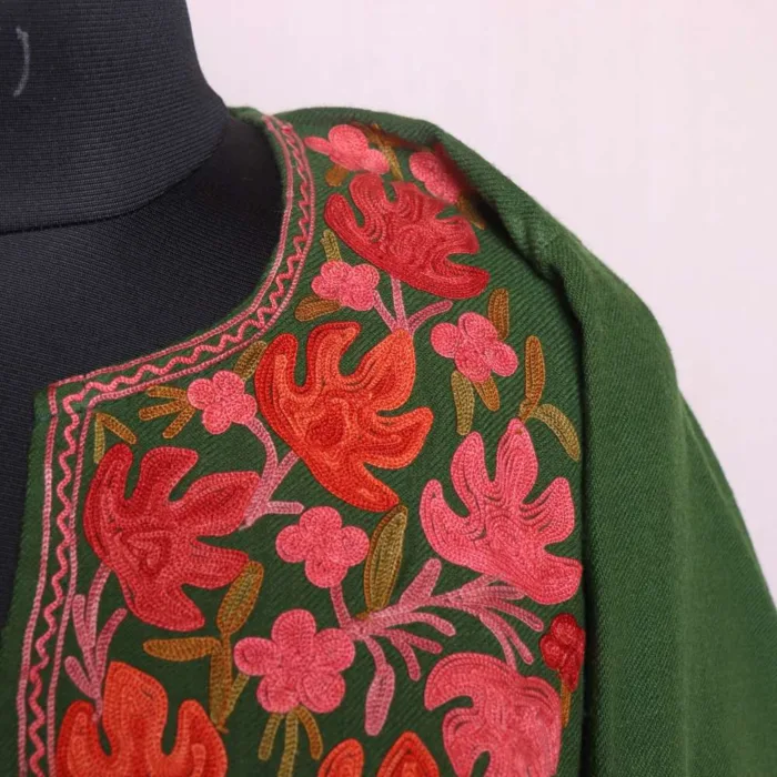 Pheran with sleeve embroidery BA 01