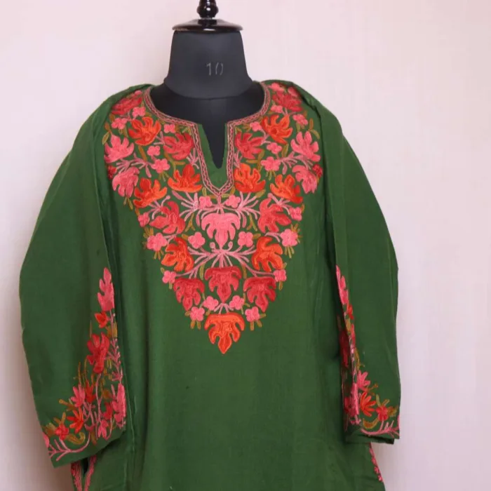 Pheran with sleeve embroidery BA 03 jpg