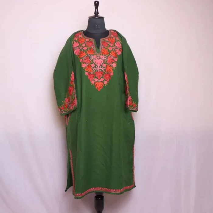 Pheran with sleeve embroidery BA 04 jpg