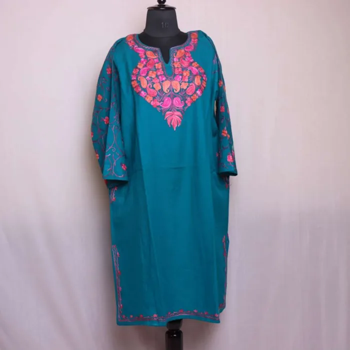 Pheran with sleeve embroidery BA 07 jpg