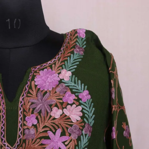 Pheran with sleeve embroidery BA 14