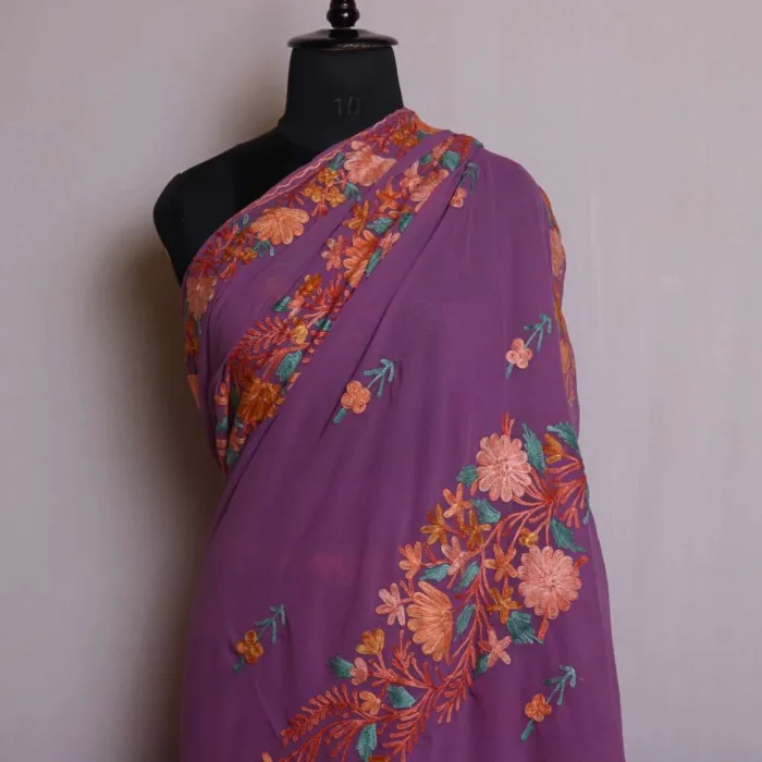 Sarees from Kashmiri with aari emrbroidery 18 jpg