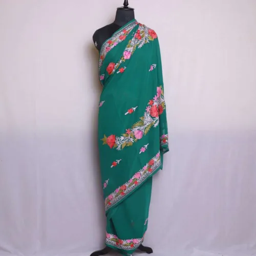 Sarees from Kashmiri with aari emrbroidery 39