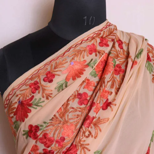 Sarees from Kashmiri with aari emrbroidery 57