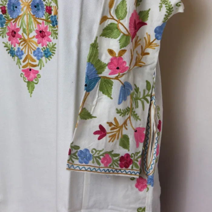 Sleeve embroidery pheran 01