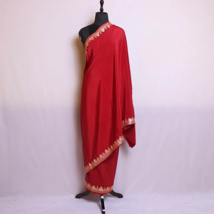 Tilla embroidered sarees kashmiri 03