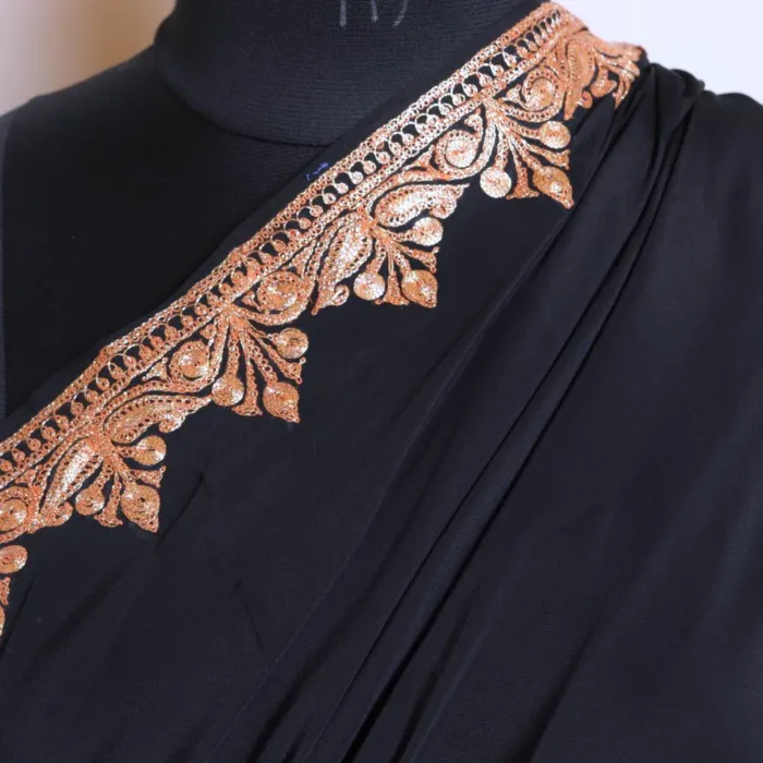 Tilla embroidered sarees kashmiri 07