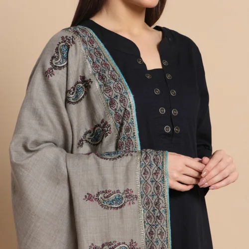 kashmiri had tilla sozni shawl 1