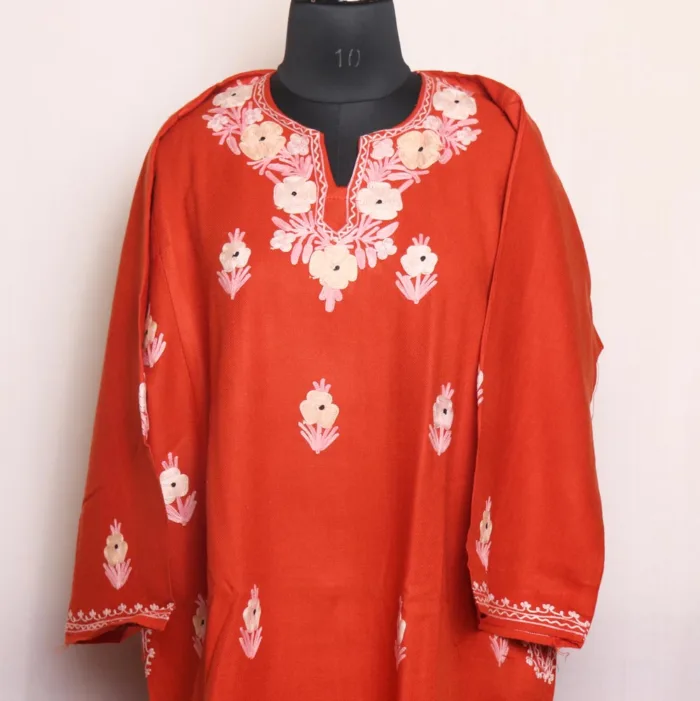 kashmiri latest design embroidery pheran 19