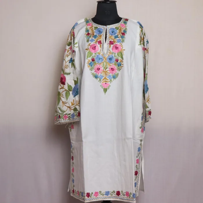 kashmiri latest design embroidery pheran 2