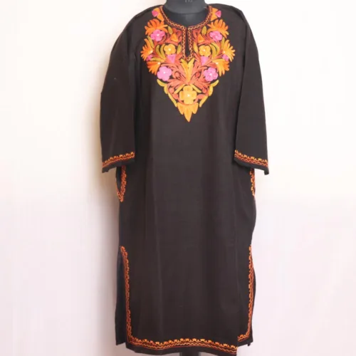 kashmiri phirans pheran women latest woolen design winter 13