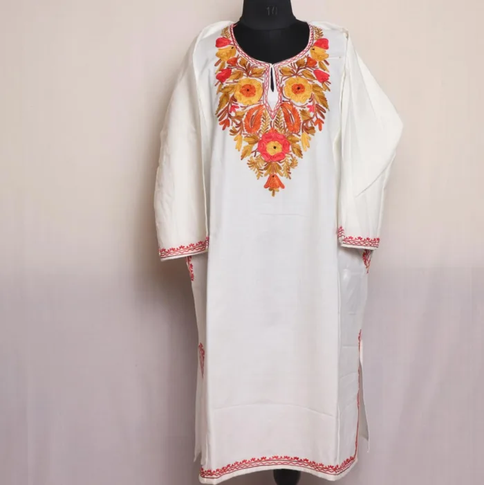 pheran kashmiri woolen cashmilon dress design 10 1