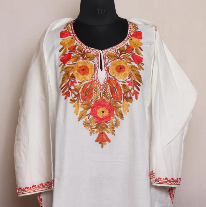 pheran kashmiri woolen cashmilon dress design 11 1