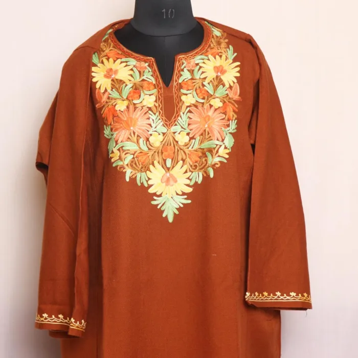 pheran kashmiri woolen cashmilon dress design 17 1