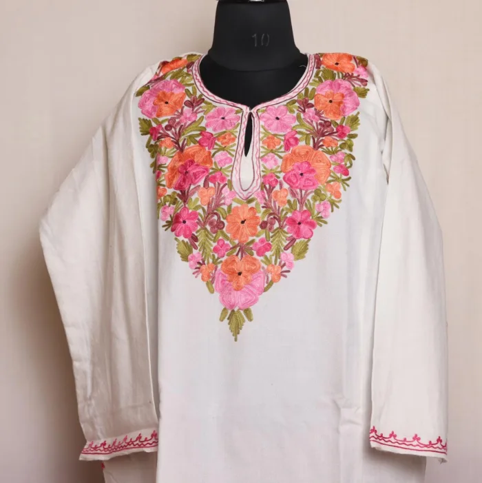 pheran kashmiri woolen cashmilon dress design 23