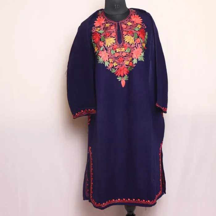 pheran kashmiri woolen cashmilon dress design 25