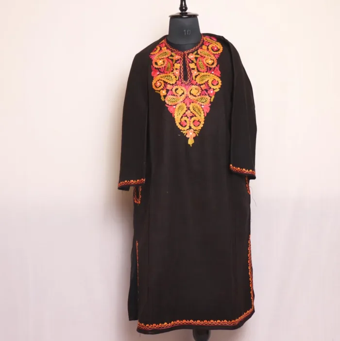 pheran kashmiri woolen cashmilon dress design 28