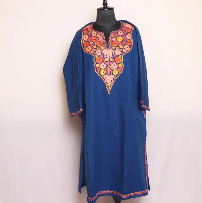 pheran kashmiri woolen cashmilon dress design 35