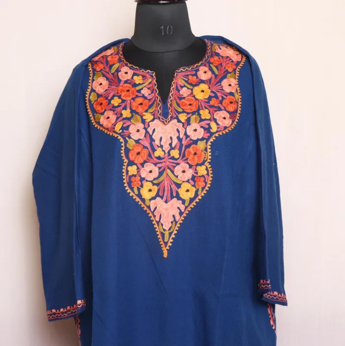 pheran kashmiri woolen cashmilon dress design 36