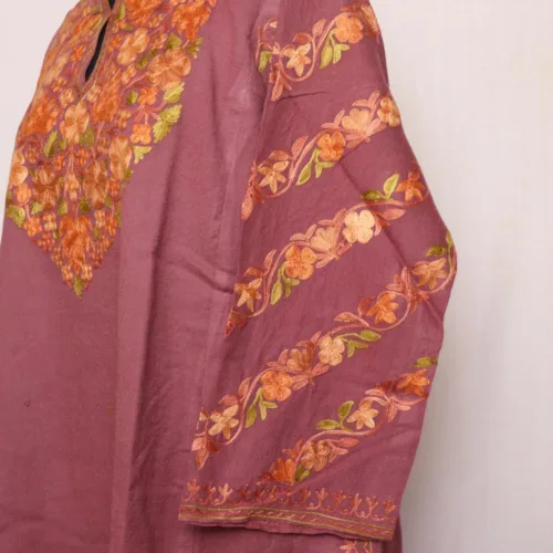 raffal wool pheran arm embroidery aari 5