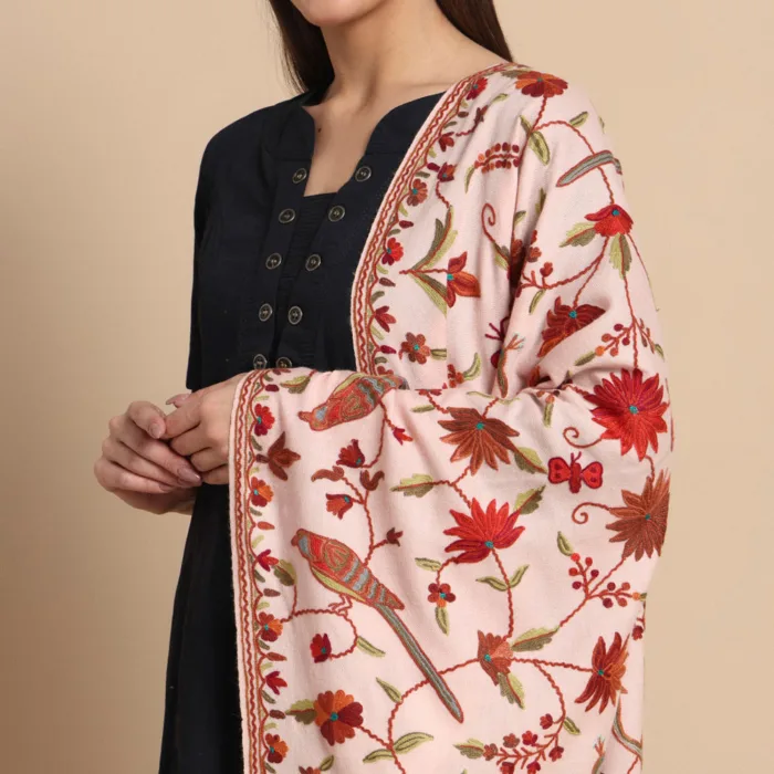 winter stole expensive handwork indian kashmir woolen 4 jpg