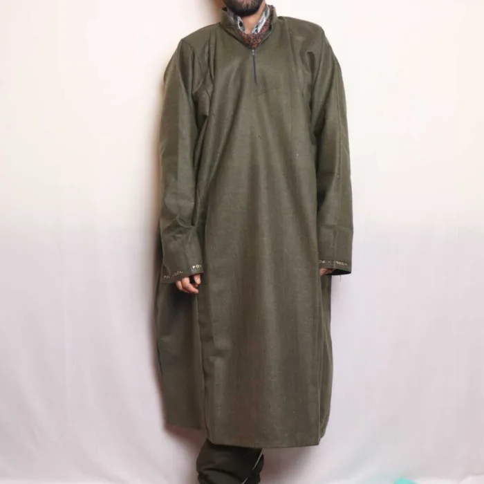 Green Mens pheran woolen 03