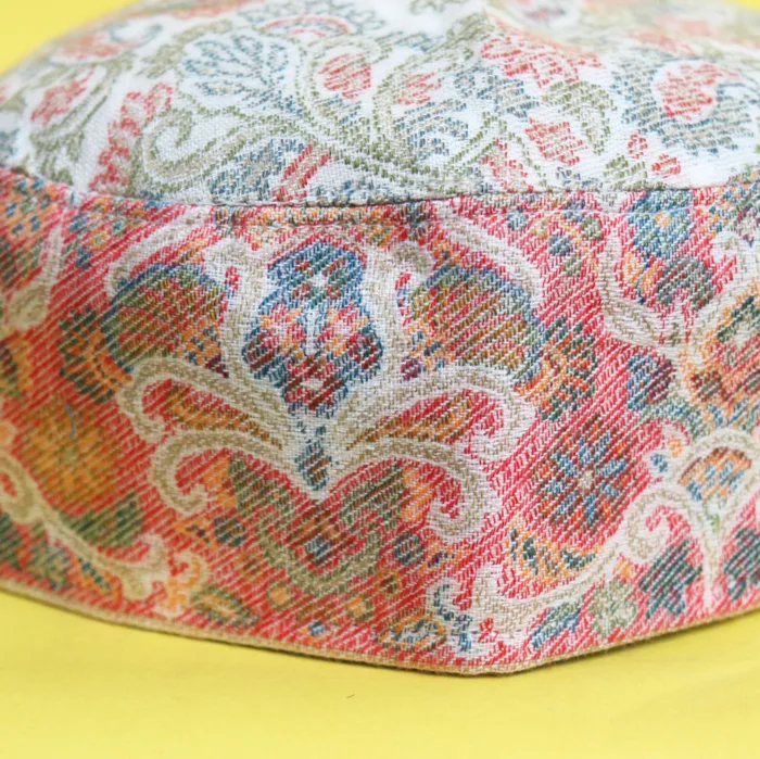 Hilal-e-Shah Elegant Kani Cap from Kashmir - Image 2