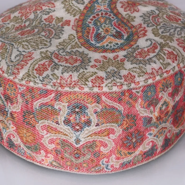 Hilal-e-Shah Elegant Kani Cap from Kashmir - Image 2