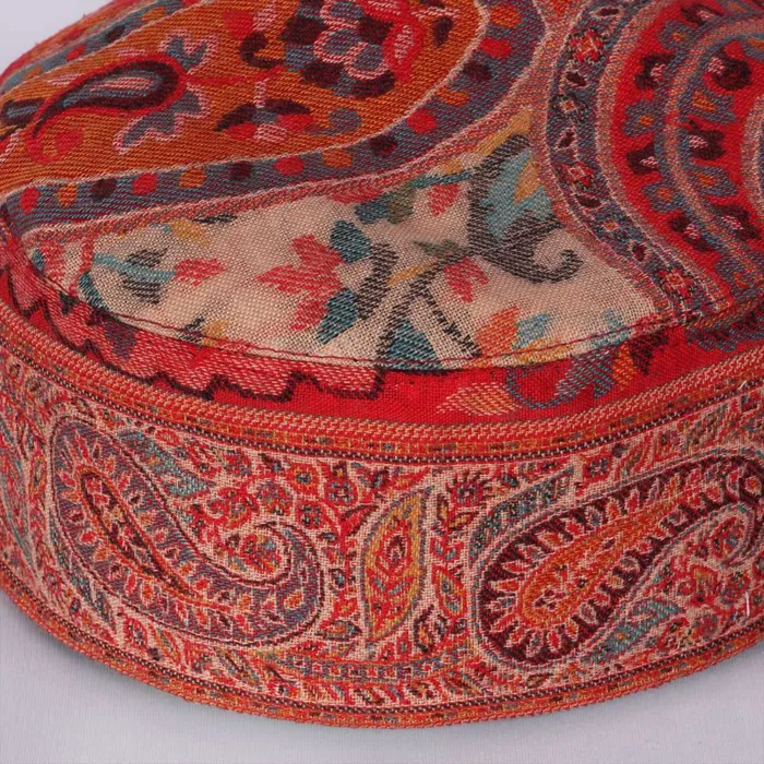 Classic Shah Jahani Kani Cap from Kashmir - Image 4