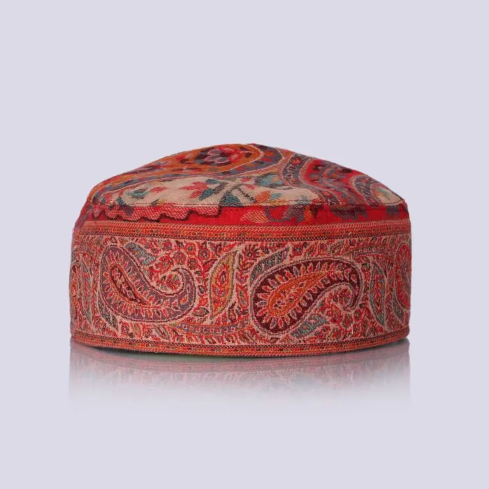 Classic Shah Jahani Kani Cap from Kashmir