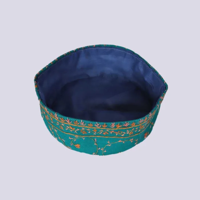 Abdullah Toosha Cap with Traditional Sozni Work - Image 2