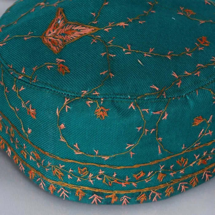 Abdullah Toosha Cap with Traditional Sozni Work - Image 4