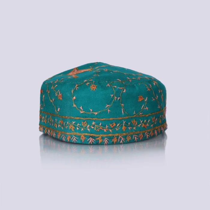 Abdullah Toosha Cap with Traditional Sozni Work