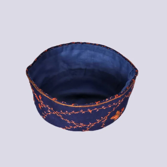 Hadiqa Toosha Cap Crafted with Sozni Art - Image 2