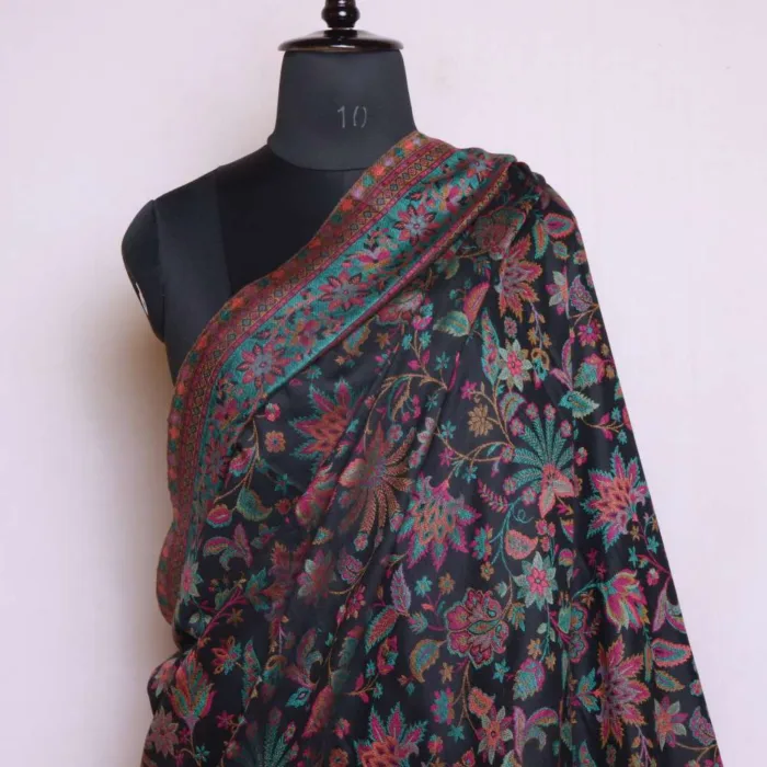 Mens shawl kani weaving from Kashmir08