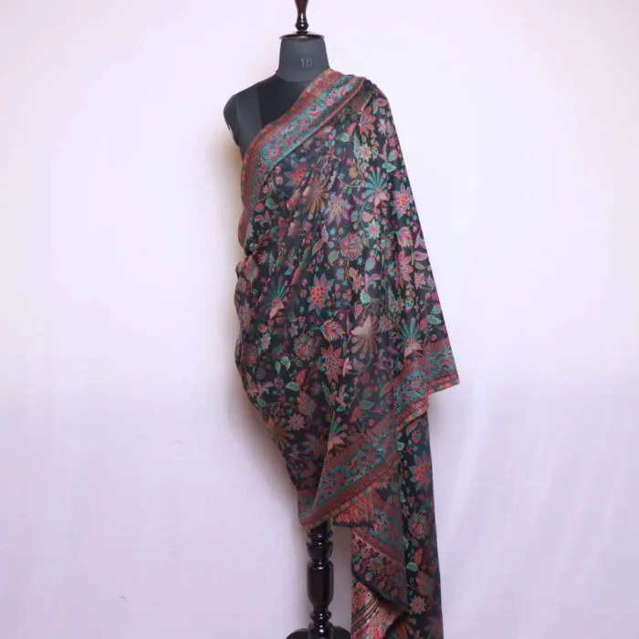 Mens shawl kani weaving from Kashmir09