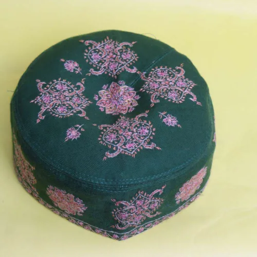 Pashmina Kashmiri Caps hand sozni 2