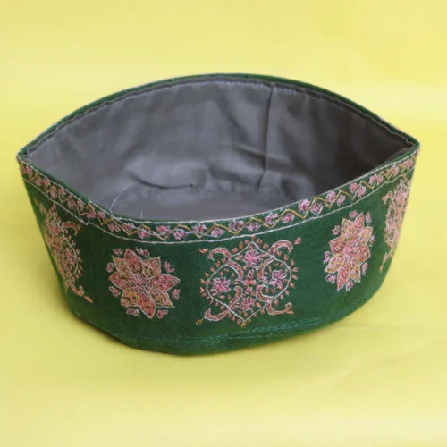 Pashmina Kashmiri Caps hand sozni 3