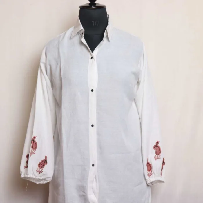 Western Kashmiri Top with aari embroidery 04