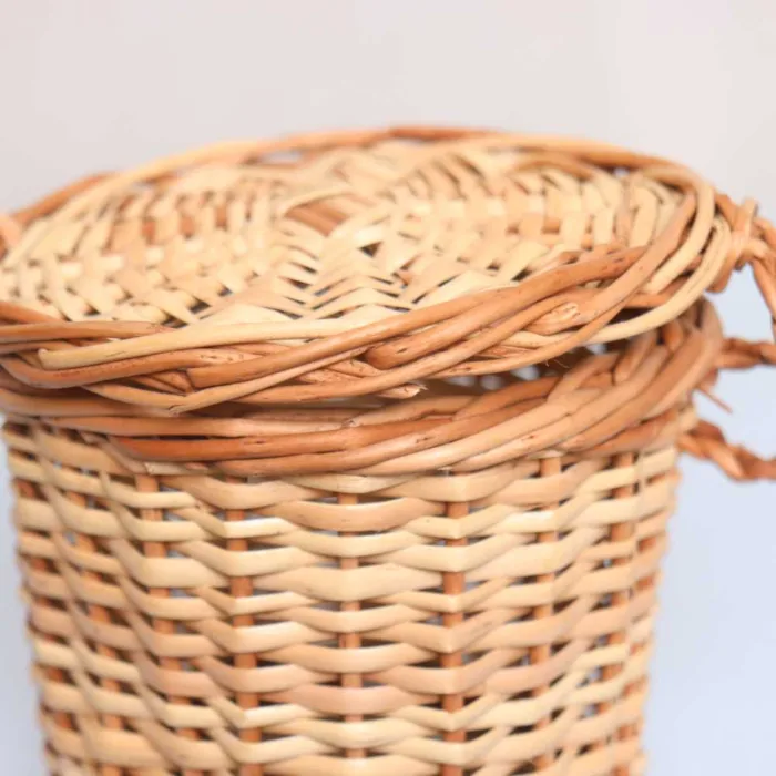 Willow Wicker Small Box with Lid | Handmade Box - Image 2