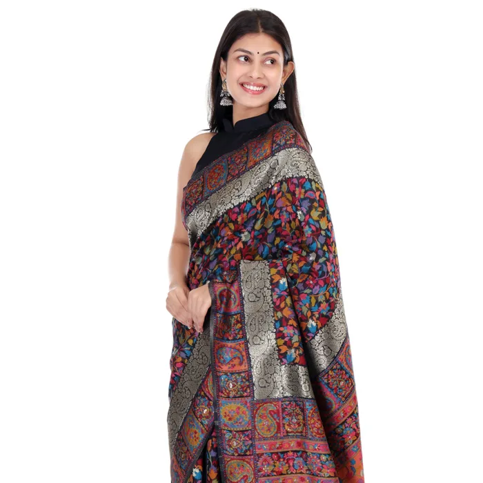 black handloom kani saree