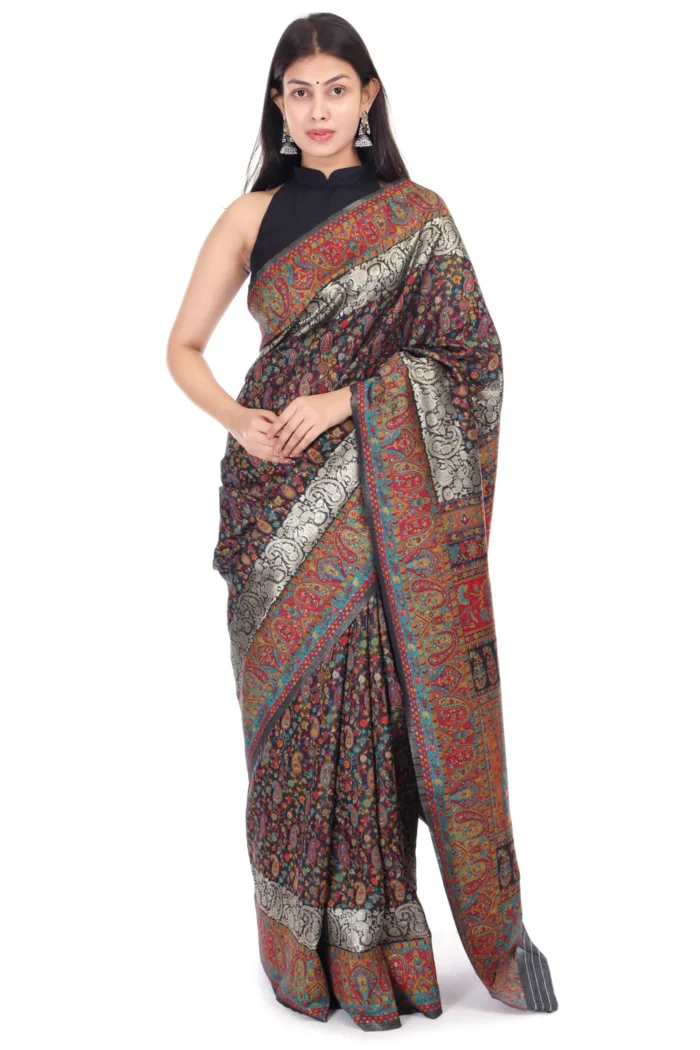 kashmiri luxury premium kani saree 1