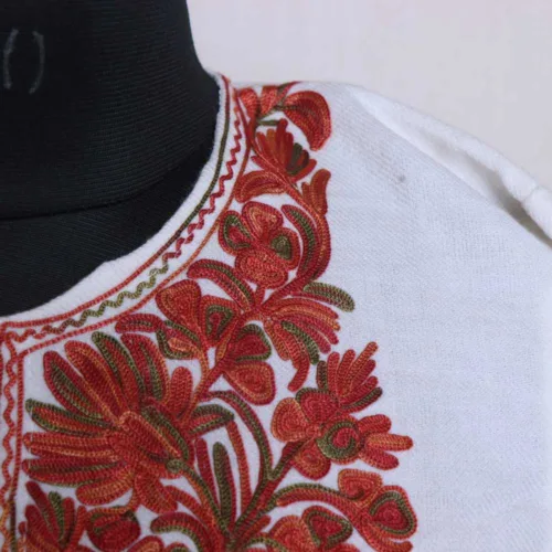 kashmiri pheran dress with embroidery 02