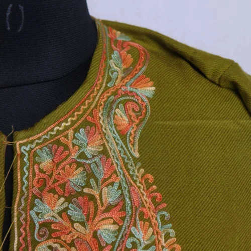 kashmiri pheran dress with embroidery 06