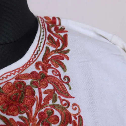 kashmiri pheran dress with embroidery 28