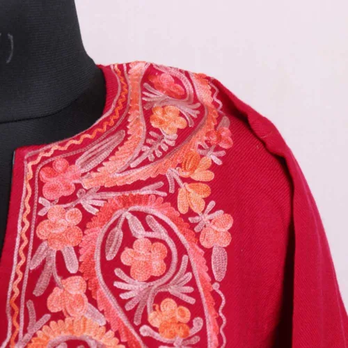 kashmiri phiran dress with embroidery 04