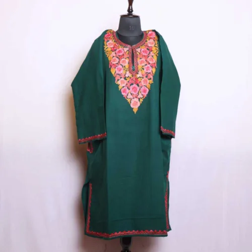 kashmiri phiran dress with embroidery 31