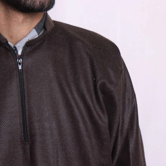 lakeer dark Brown Pheran gents 01