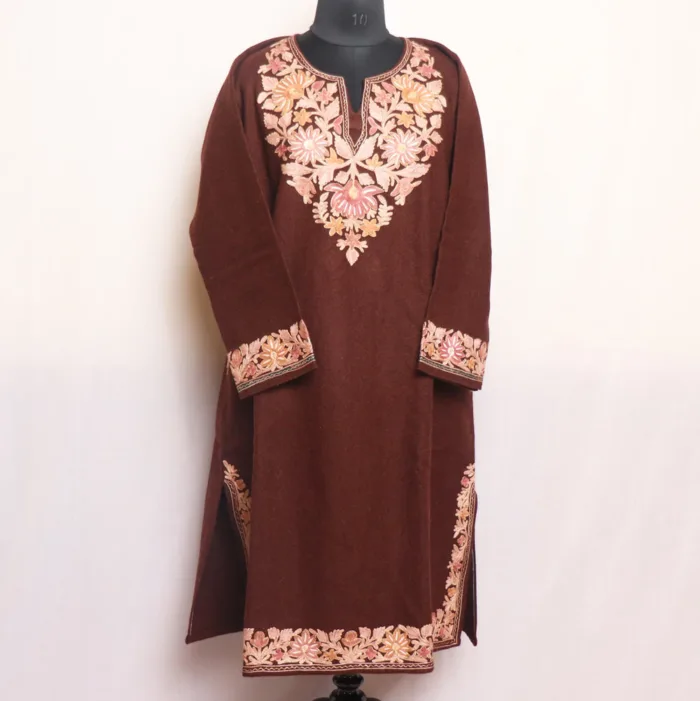 tweed pheran kashmir warm pattu 6