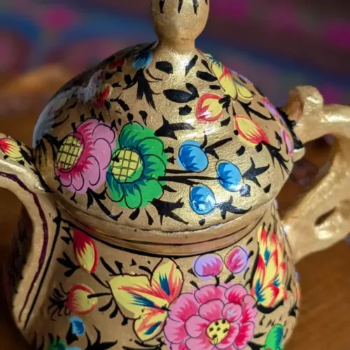 Kashmiri Samavar paper mache06